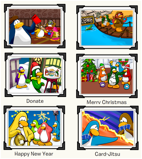 club penguin cards for sale. new-post-cards