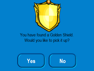 golden shield pickup